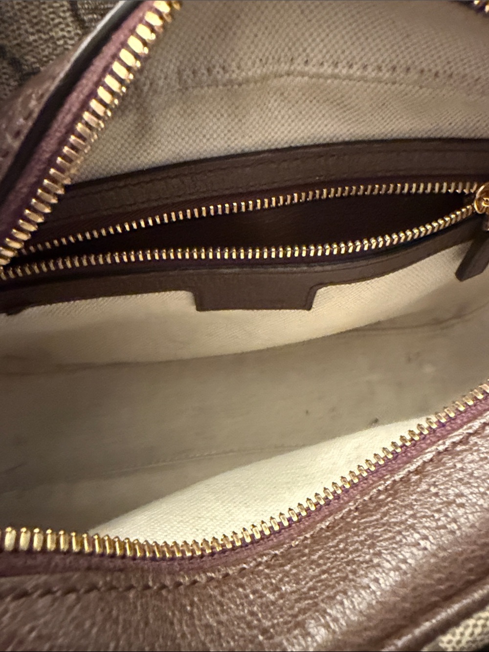 AUTHENTIC GUCCI GG Supreme Canvas Crossbody with Green and Red Web Stripe - Picture 11 of 15